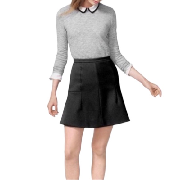 J. Crew Dresses & Skirts - J. Crew Black Fluted Skirt